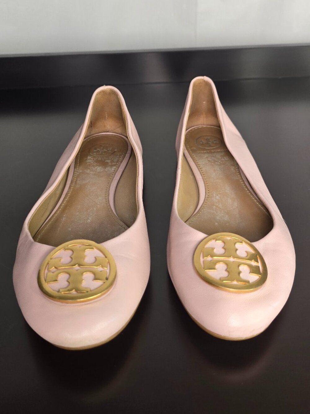 Tory Burch Soft Pink Butter Soft Ballet Flats Size 8